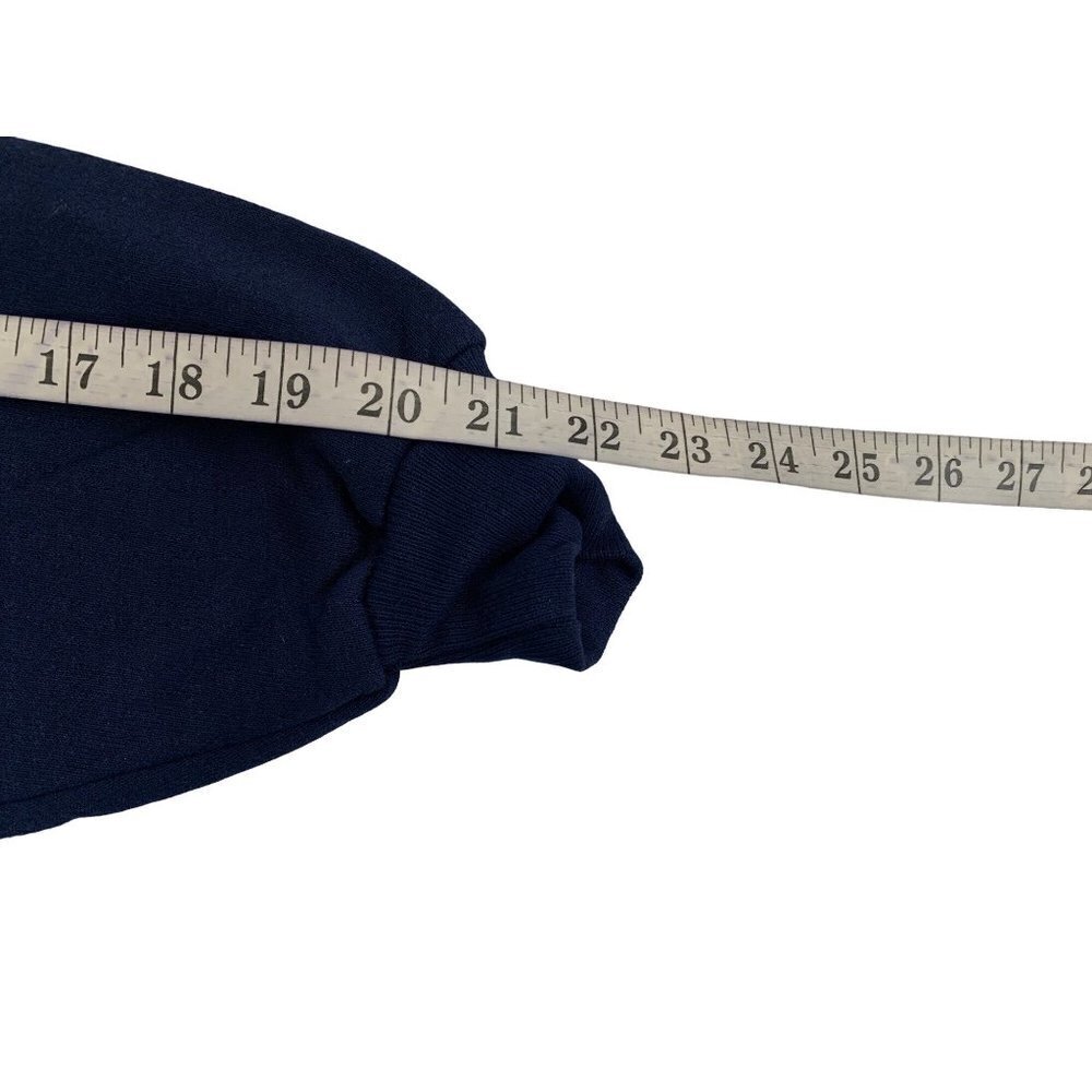 Jerzees Women's Navy Blue Granny Sweater - Picture 5 of 6